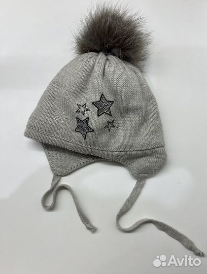 Шапка зимняя для девочки 54 56