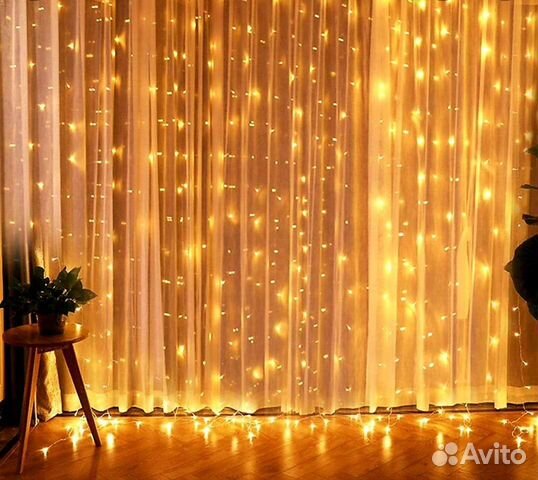 Гирлянда штора