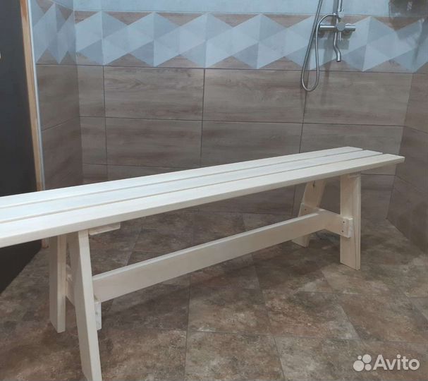 Табуреты, лавочки, из осины для дачи, бани, сауны