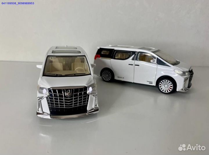 Инерционная машинка Toyota Alphard металлическая