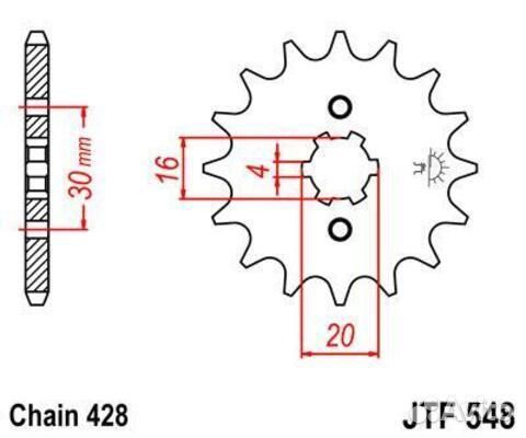 Звезда ведущая JTF548 14