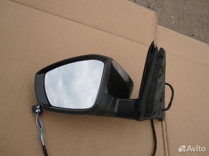 Зеркало левое 9 кон Тайвань Skoda Octavia A7 13-19