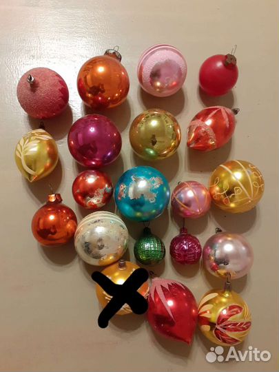 Елочные игрушки СССР