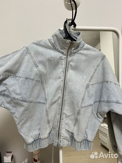 Джинсовый бомбер befree