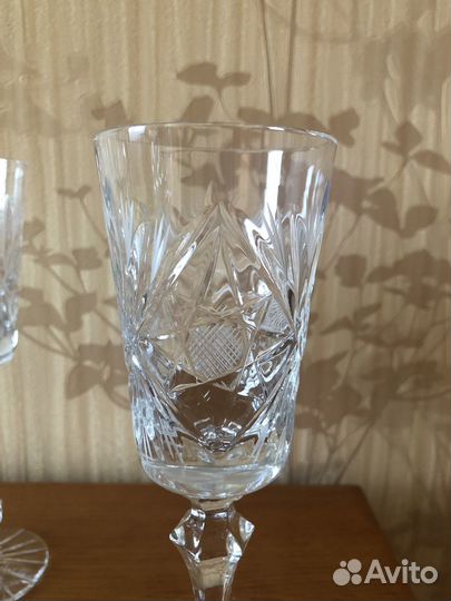 Бокалы для вина хрусталь, завод Гусь-Хрустальный