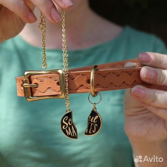 Подвеска адресник для ошейника