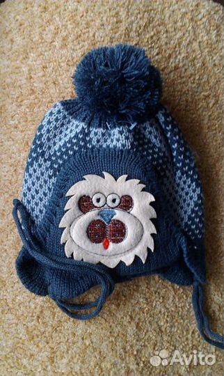 Шапка детская, на 1-2г. Новая