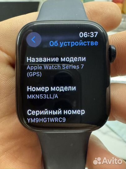 Часы apple watch 7 45 mm аккумулятор 100%