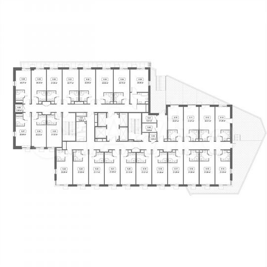 Апартаменты-студия, 21,3 м², 2/21 эт.