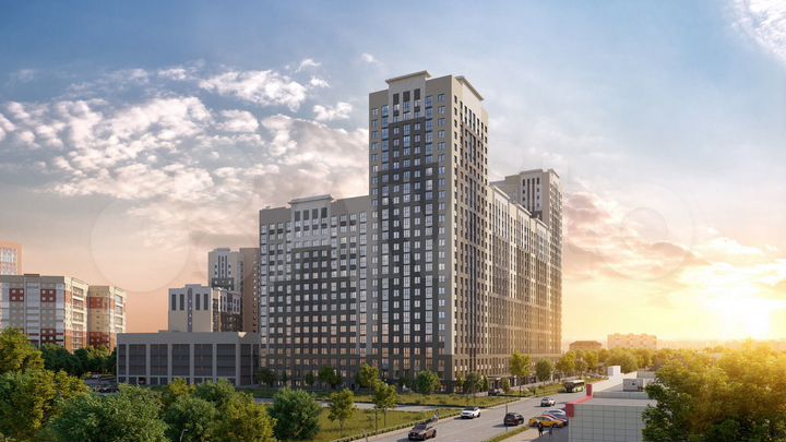 2-к. квартира, 52,9 м², 13/25 эт.