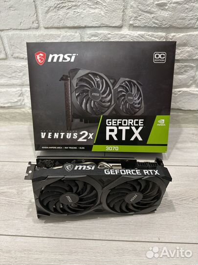 MSI RTX 3070 Ventus 2X OC 8гб