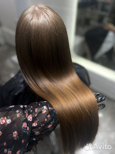 Кератиновое выпрямление