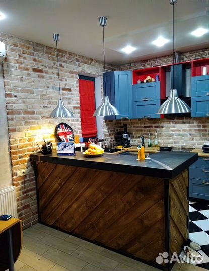 Барная стойка в стиле лофт