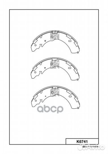 Колодки тормозные Mitsubishi L200 05, Pajero