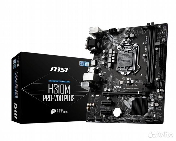 MSI H310M Pro-VDH Plus (LGA1151v2, 2xDDR4 2666 up