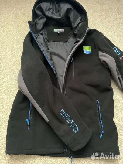 Ветровка флисовая новая Preston р.52-54