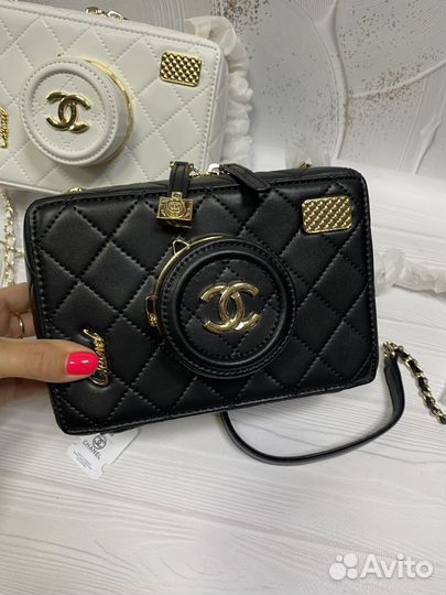 Сумка Chanel камера кожаная