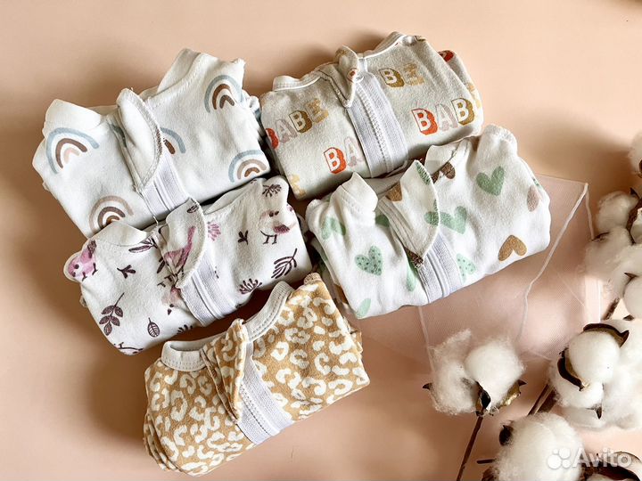Пеленки коконы на молнии 0-3 месяца