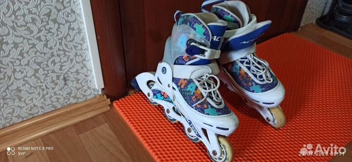 Роликовые коньки детские раздвижные