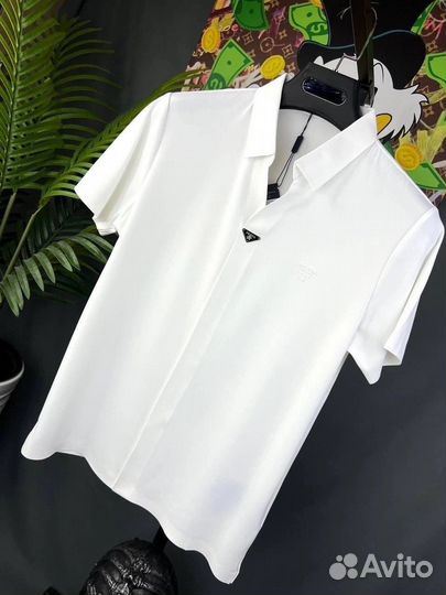 Футболка поло мужское prada