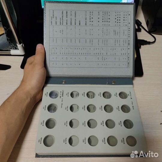 Альбом для монет Японии 1980-1994