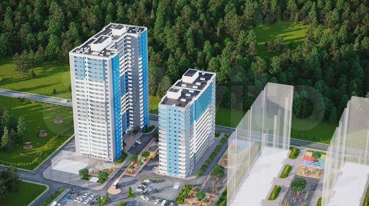 Квартира-студия, 24,1 м², 3/25 эт.