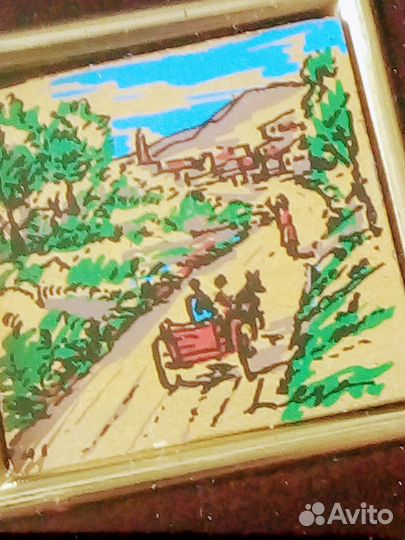 Роспись Серебро Миниатюра Гарантия Италия