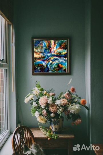 Картина флюид Арт 40-40 см