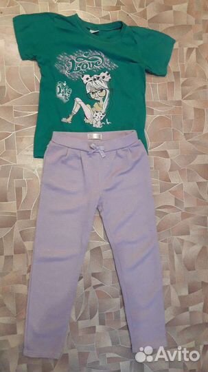 Детские вещи пакетом для девочки 110 116