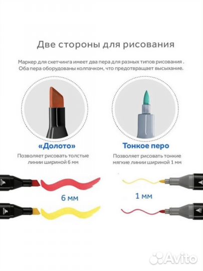 Маркеры Фломастеры для скетчинга 80 штук