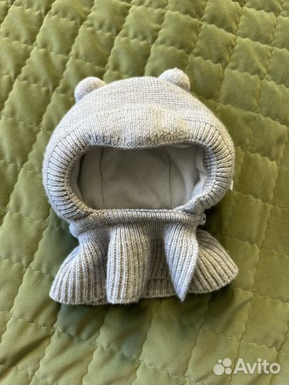 Зимняя шапка шлем журавлик