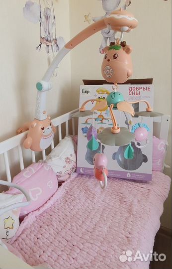 Музыкальный мобиль на кроватку Добрые сны