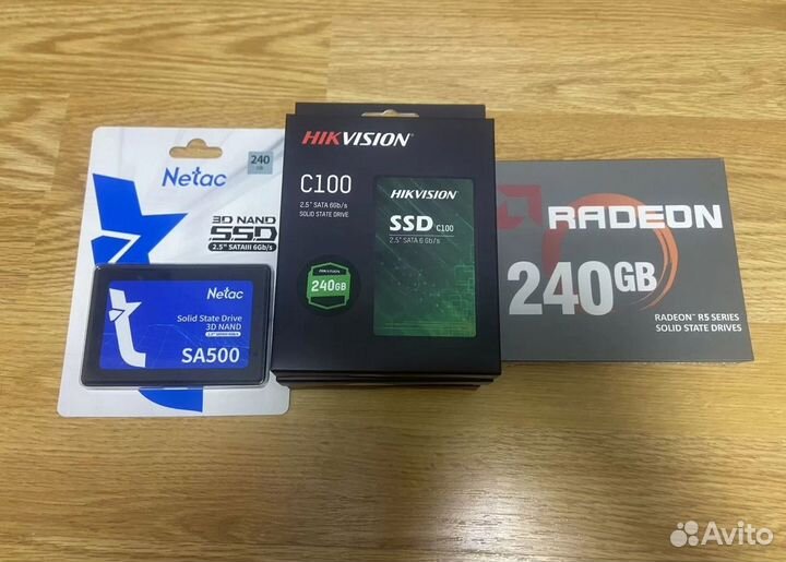 Ссд диск 2.5 / m2 / nvme для пк, для Ноутбука
