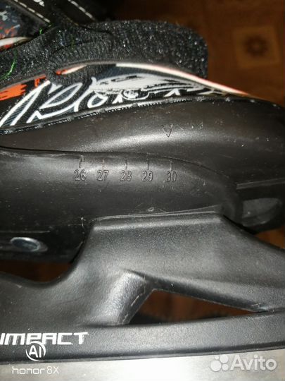 Коньки детские раздвижные 27 30