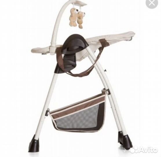 Стульчик для кормления и шезлонг 0+ hauck 2в1