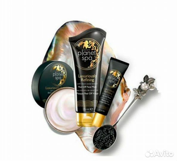 Маска- пленка Avon SPA для лица с чёрной икры
