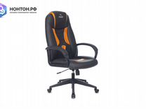Кресло игровое Zombie 8 черное / оранжевое