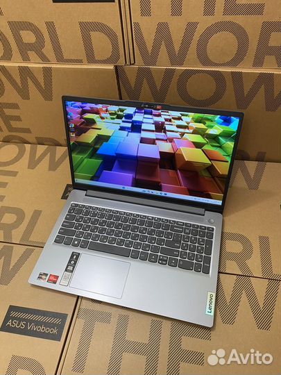 Lenovo новые 2024, ryzen 5 7520u, 16gb, 512gb