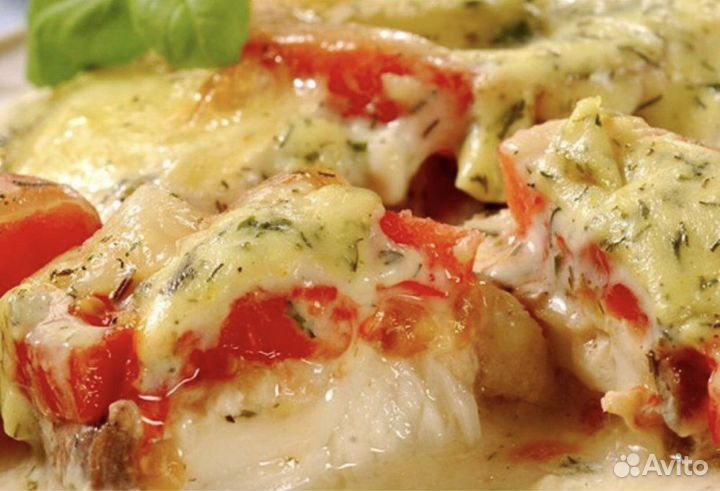 Филе трески порционное мясо без кожи и костей 5 кг