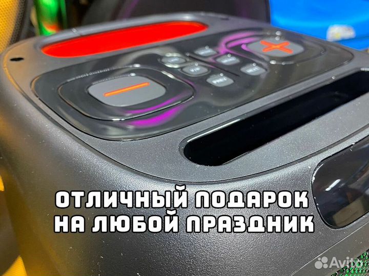 Колонка Partybox ZJZ 100 с микрофоном и караоке