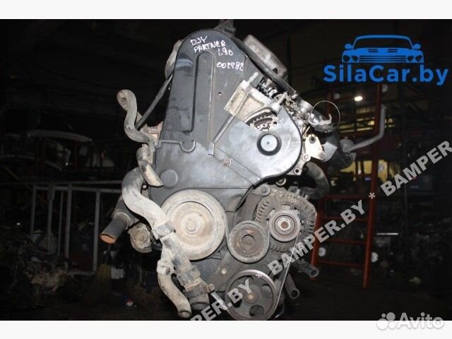 DJY Двигатель к Peugeot Partner, 2002 г. 1.9 л, ди