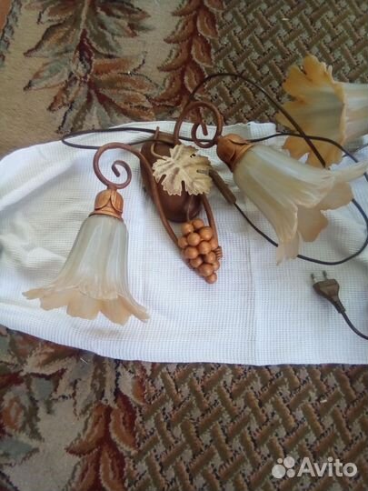 Люстра и бра комплект