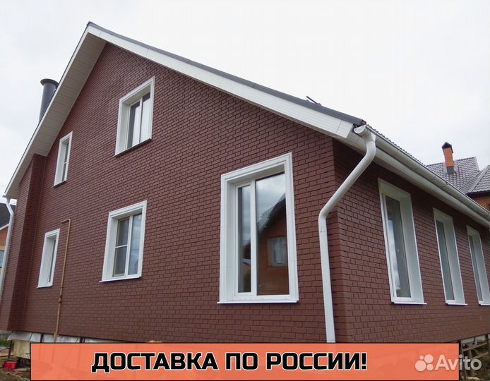 Панели под кирпич для отделки фасада