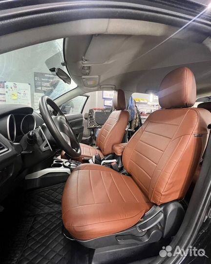 Авточехлы из экокожи Mitsubishi ASX