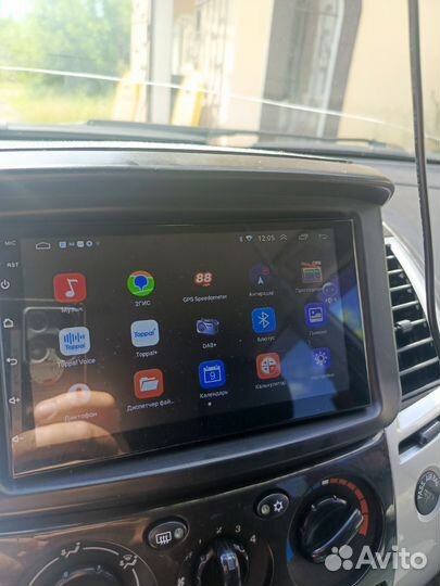 Магнитола android 7 дюймов бу Мицубиси