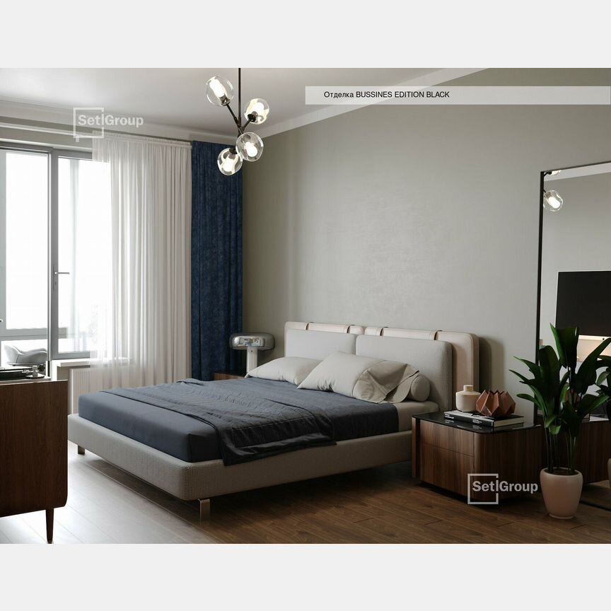 2-к. квартира, 57 м², 6/10 эт.