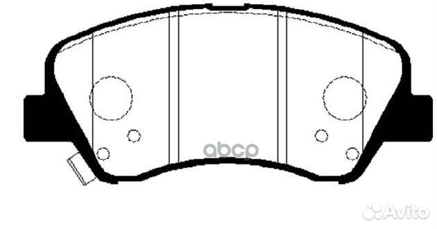 Ckkh-46 Колодки тормозные дисковые перед