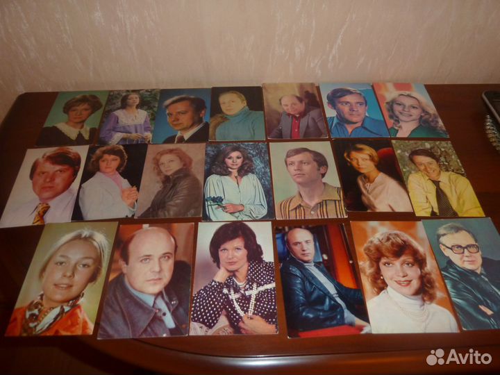 Советские актеры. Открытки