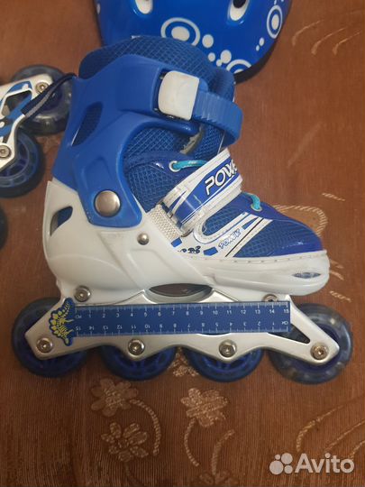 Роликовые коньки детские с защитой