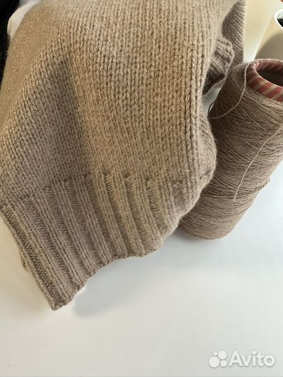 Итальянская бобинная пряжа альпака с мериносом